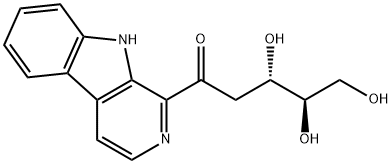 1-(3,4,5-Trihydroxypentanoyl)-β-carboline, 180995-40-8, 结构式