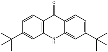 3,6-二叔丁基吖啶-9(10H)-酮 结构式