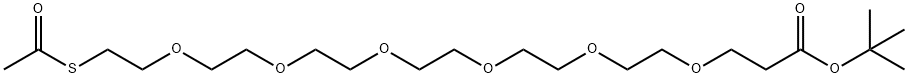 S-acetyl-PEG6-t-butyl ester,1818294-39-1,结构式