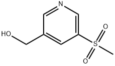 3-Pyridinemethanol, 5-(methylsulfonyl)-|5-(甲基磺酰基)-3-吡啶甲醇