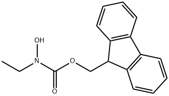 Carbamic acid, N-ethyl-N-hydroxy-, 9H-fluoren-9-ylmethyl ester Structure