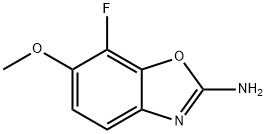 2-Benzoxazolamine, 7-fluoro-6-methoxy- 结构式