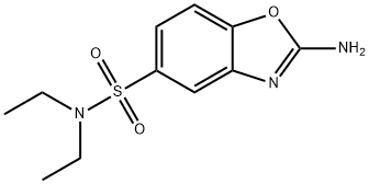 5-Benzoxazolesulfonamide, 2-amino-N,N-diethyl- 结构式
