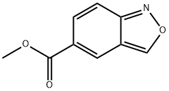 2,1-Benzisoxazole-5-carboxylic acid, methyl ester Struktur