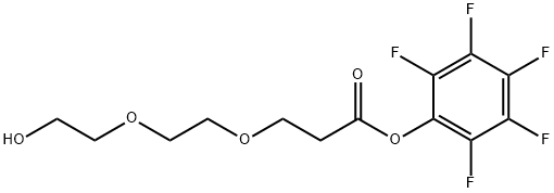 羟基-二聚乙二醇-C2-五氟苯酚酯 结构式