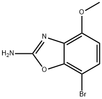 7-bromo-4-methoxy-1,3-benzoxazol-2-amine Structure