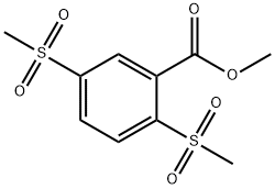 Methyl 2,5-dimethanesulfonylbenzoate Structure