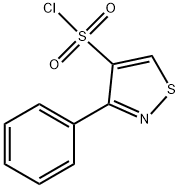 3-phenyl-1,2-thiazole-4-sulfonyl chloride Struktur