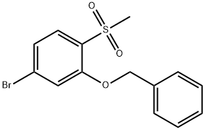 2-(Benzyloxy)-4-bromo-1-methanesulfonylbenzene 结构式