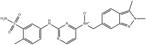 帕唑帕尼杂质2 结构式
