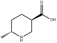 (3R,6R)-6-甲基-哌啶-3-羧酸 结构式