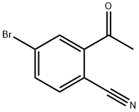 2-acetyl-4-bromobenzonitrile Struktur