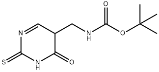 5-(N-t-Butyloxycarbonyl)aminomethyl-2-thiouracil Structure