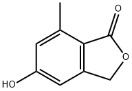 1(3H)-Isobenzofuranone, 5-hydroxy-7-methyl- Struktur