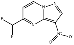 5-(二氟甲基)-3-硝基吡唑并[1,5-A]嘧啶 结构式