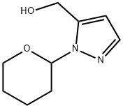 (1-(四氢-2H-吡喃-2-基)-1H-吡唑-5-基)甲醇, 1823866-20-1, 结构式