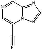[1,2,4]Triazolo[1,5-a]pyrazine-5-carbonitrile 结构式