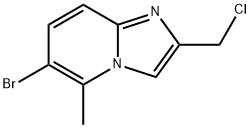 6-bromo-2-(chloromethyl)-5-methylimidazo[1,2-a]pyridine(WXC04556) Struktur