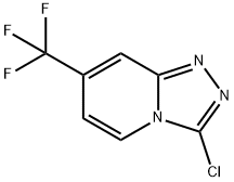 3-chloro-7-(trifluoromethyl)-[1,2,4]triazolo[4,3-a]pyridine 结构式