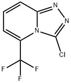 3-chloro-5-(trifluoromethyl)-[1,2,4]triazolo[4,3-a]pyridine Struktur