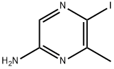 5-Iodo-6-methyl-pyrazin-2-ylamine Struktur