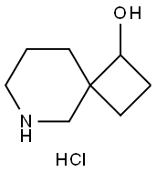 6-Azaspiro[3.5]nonan-1-ol, hydrochloride (1:1) Struktur