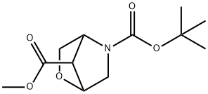 Racemic-(1R,4R)-5-Tert-Butyl 7-Methyl 2-Oxa-5-Azabicyclo[2.2.1]Heptane-5,7-Dicarboxylate(WX120396) Structure