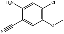 2-氨基-4-氯-5-甲氧基苯腈,1824059-40-6,结构式