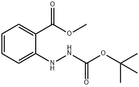 Hydrazinecarboxylic acid, 2-[2-(methoxycarbonyl)phenyl]-, 1,1-dimethylethyl ester 结构式