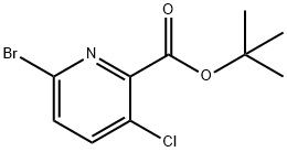 6-溴-3-氯吡啶甲酸叔丁酯,1824285-91-7,结构式