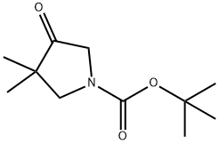 3,3-二甲基-4-氧代吡咯烷-1-羧酸叔丁酯,1824385-39-8,结构式