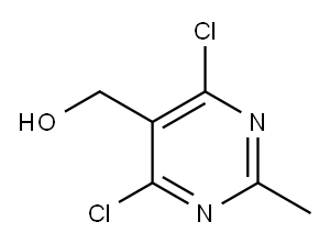 (4,6-dichloro-2-methylpyrimidin-5-yl)methanol Structure
