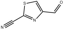 4-甲酰基噻唑-2-腈, 1824628-02-5, 结构式
