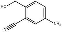 Benzonitrile, 5-amino-2-(hydroxymethyl)- Structure