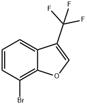7-溴-3-(三氟甲基)苯并呋喃, 1824663-62-8, 结构式
