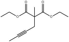 DIETHYL 2-(BUT-2-YN-1-YL)-2-METHYLMALONATE 结构式