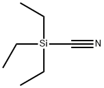 Silanecarbonitrile, triethyl- 化学構造式