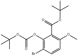 1830305-97-9 Benzoic acid, 3-bromo-2-[[(1,1-dimethylethoxy)carbonyl]oxy]-6-methoxy-, 1,1-dimethylethyl ester