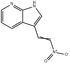 3-(2-nitroethenyl)-1H-pyrrolo[2,3-b]pyridine Struktur