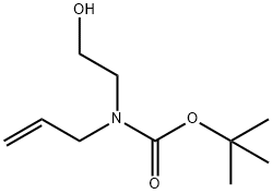 叔丁基烯丙基(2-羟乙基)氨基甲酸酯 结构式