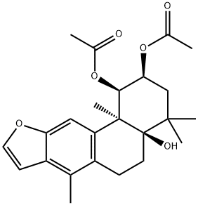2-Acetoxy-3-deacetoxycaesaldekarin E 化学構造式
