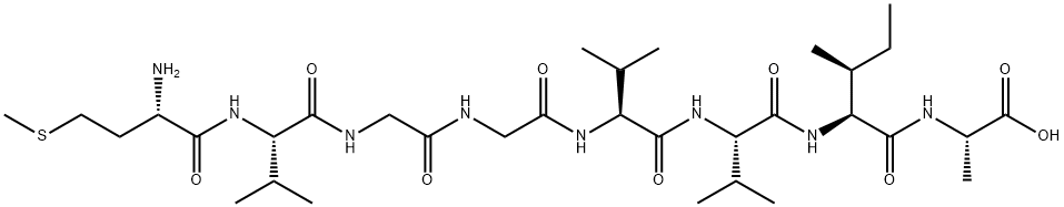 β-Amyloid (35-42), 183292-41-3, 结构式