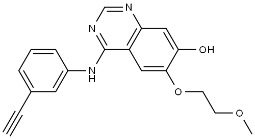 厄洛替尼杂质, 183320-72-1, 结构式