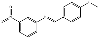 (1{E})-(4-methoxyphenyl)methylene](3-nitrophenyl)amine Structure