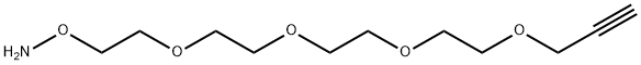 Aminooxy-PEG4-Propargyl Structure