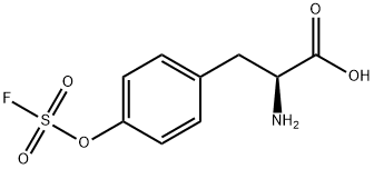 L-Tyrosine, O-(fluorosulfonyl)- 结构式