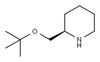 Piperidine, 2-[(1,1-dimethylethoxy)methyl]-, (R)- (9CI) Structure