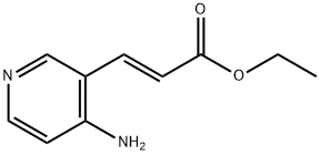 2-Propenoic acid, 3-(4-amino-3-pyridinyl)-, ethyl ester, (2E)- Structure