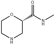 (2S)-N-甲基吗啉-2-甲酰胺, 1841091-38-0, 结构式