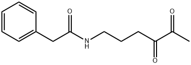 Benzeneacetamide, N-(4,5-dioxohexyl)- 化学構造式